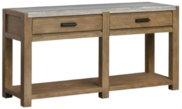 Magnussen Home® Plum Creek Sierra Brown Rectangular Sofa Table-0