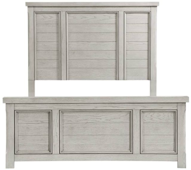 Homelegance® Providence Light Gray Eastern King Panel Bed-3