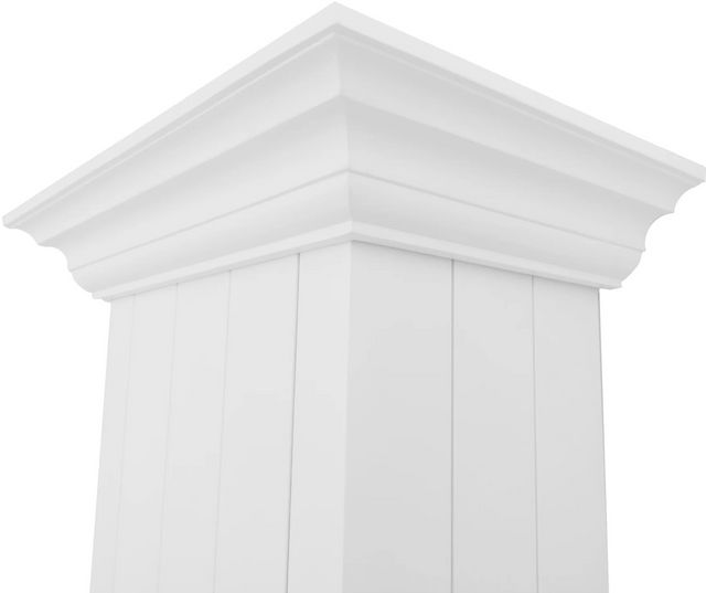 ZLINE 36" Shiplap Bright White Wall Mounted Range Hood-4