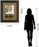 Classy Living Patricia Pinto Blue Leaves II Wall Art-2