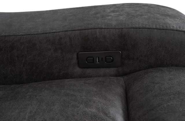 Furniture of America® Demetrius Dark Gray Power Loveseat-4