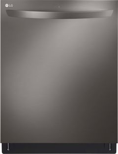 LG 24" PrintProof™ Black Stainless Steel Built In Dishwasher