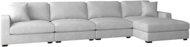 Elements International Arizona 4-Piece Steno Stone Right-Arm Facing Sectional and Chaise-0
