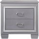 Crown Mark Lillian Gray Nightstand-3