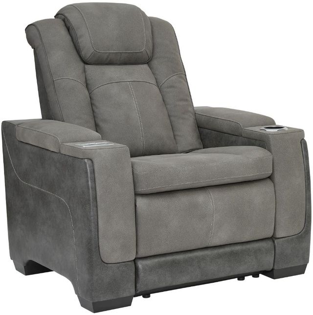 Signature Design by Ashley® Next-Gen DuraPella 3-Piece Slate Reclining Living Room Set-3