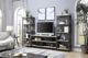 Mazin Furniture Fairhope Beige Sofa Table/TV Stand with Metal Frame -4