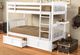 Kodiak Furniture Claire White Twin Storage Futon with Tray-4
