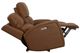 Flexsteel® Linden Caramel Power Reclining Loveseat with Power Headrests and Lumbar-4