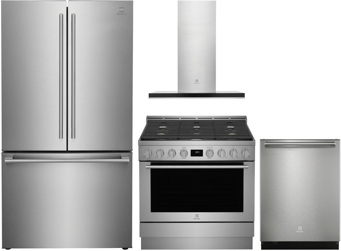 Electrolux 4 Piece Stainless Steel Kitchen Package