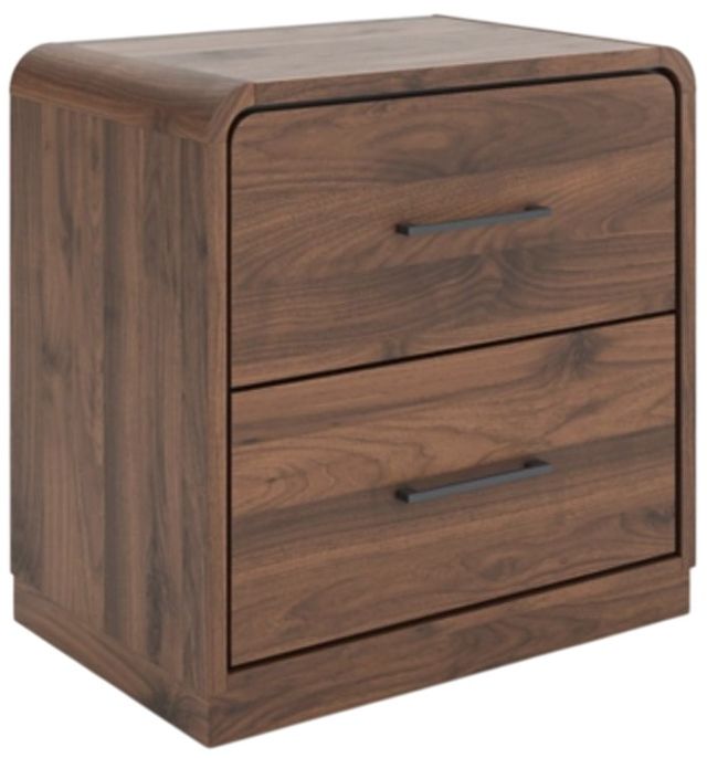 Signature Design by Ashley® Fortlorn Walnut Brown 2-Drawer Nighstand-0