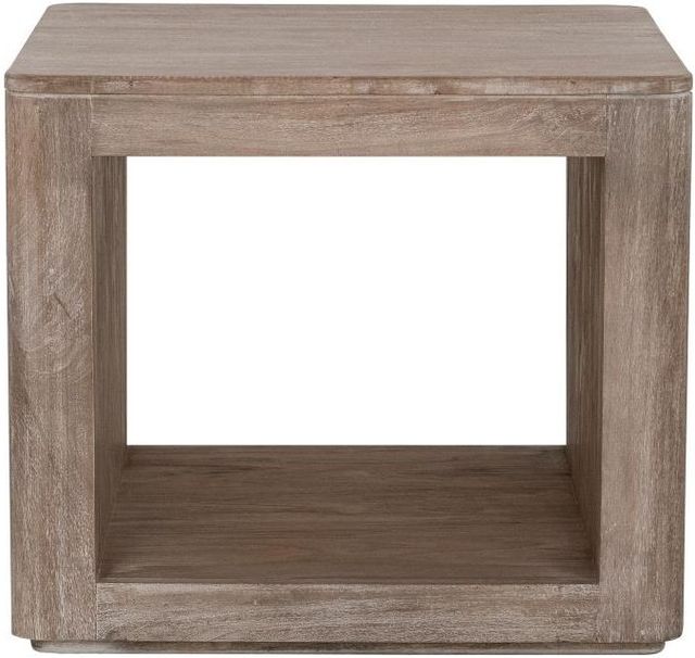 International Furniture Direct Balam Ivory End Table-2