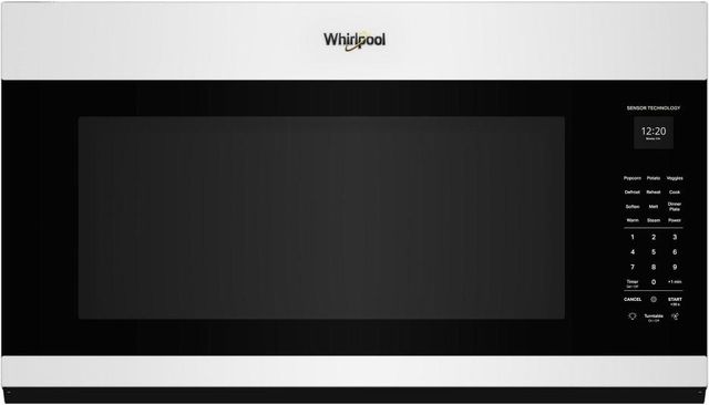 Whirlpool® 30" 2.1 Cu. Ft. White Over the Range Microwave-0