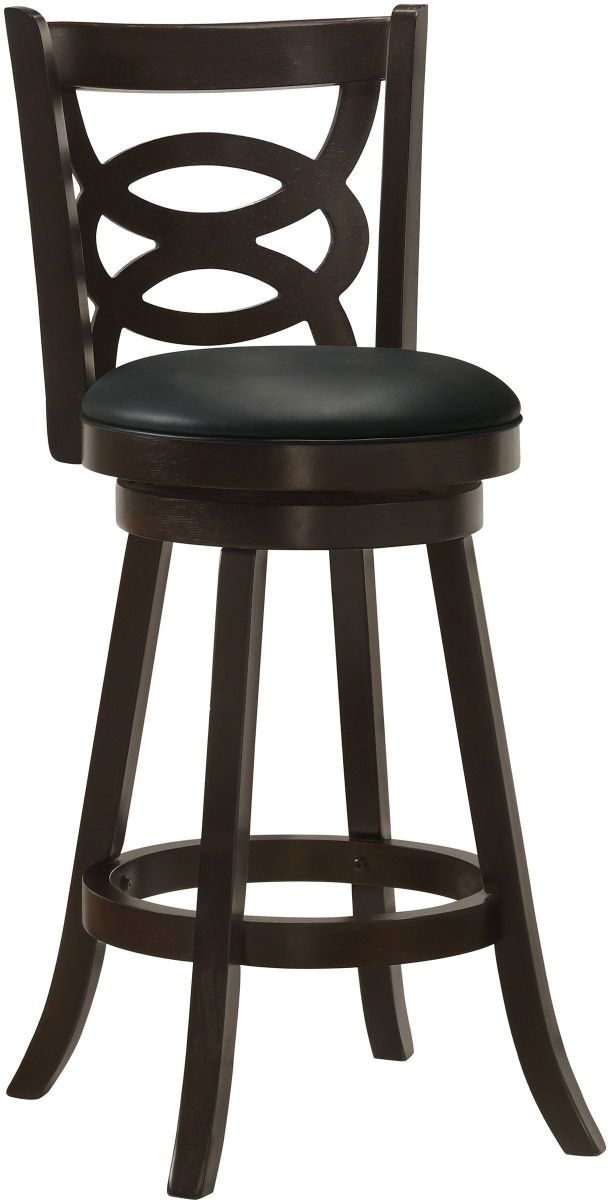 Coaster® Calecita 2-PIece Cappuccino Swivel Bar Stools-2