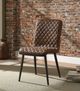 ACME Furniture Millerton 2-Piece Antique Black/Vintage Chocolate Dining Side Chair Set-1
