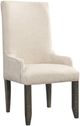 Elements International Stone 6-Piece Cream/Smokey Walnut Dining Set-4