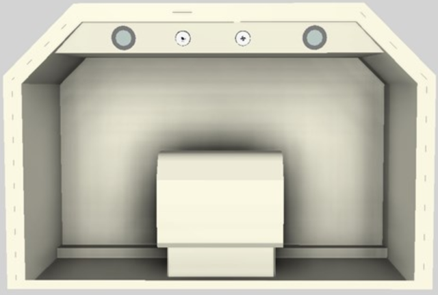 Vent-A-Hood® Designer Series 36" Biscuit Wall Mounted Range Hood-3