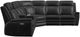 Palliser® Furniture Customizable Asher 6-Piece Power Reclining Curved Sectional with Storage Console-1