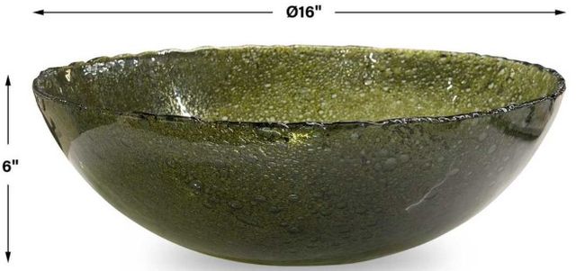 Uttermost® Veridian Shimmer Green Bowl-2