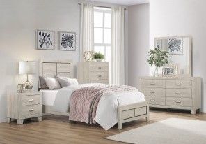 Mazin Furniture Quinby Brown Twin Youth Bed-2