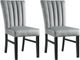 Elements International Bellini Grey Side Chair-1