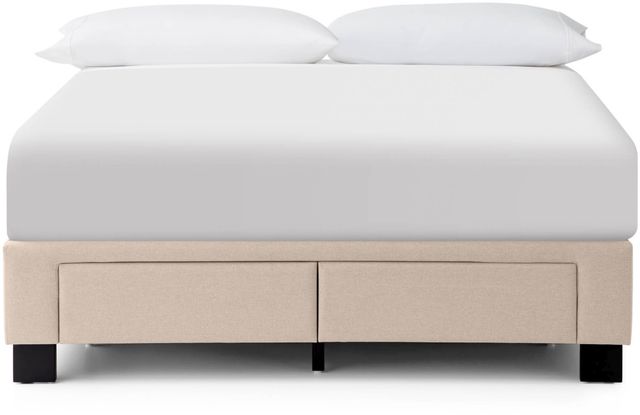 Malouf® Duncan Oat California King Platform Bed Base-2
