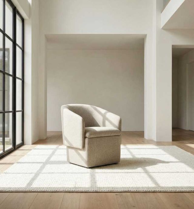 Liberty Furniture Accent Dining Nathan Cloud/Nathan Sand 32" Storage Dining Chair with Casters-1