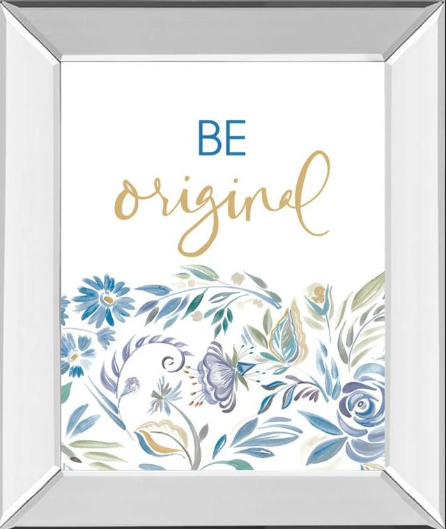 Classy Art Be Original Floral by AniDel Sol Mirror Framed Wall Art-0