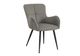 Monarch Specialties Inc. 2-Piece Grey 33" Suede Dining Chair Set with Tufted Back-0