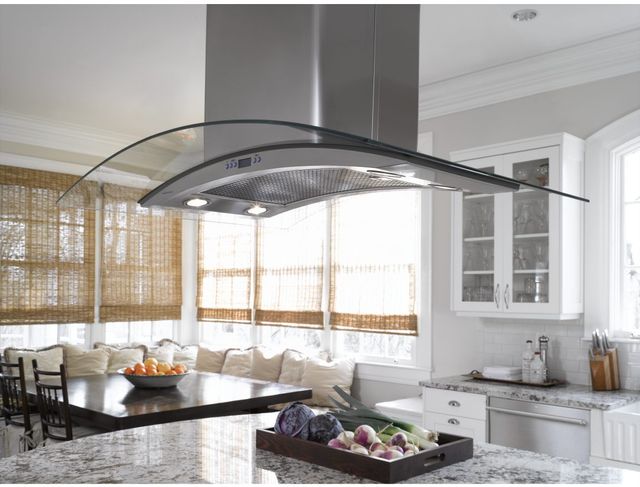 Monogram® 36" Glass Canopy Island Ventilation-3