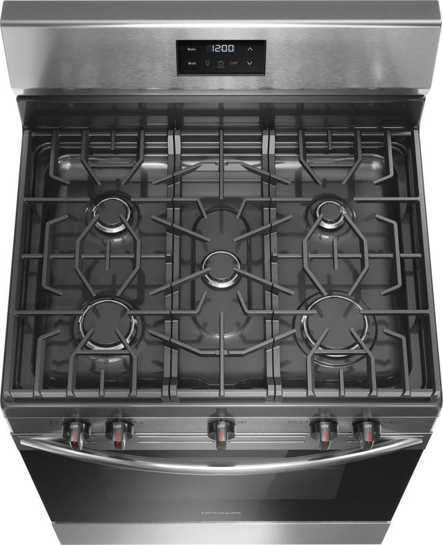 Frigidaire® 30" Stainless Steel Freestanding Gas Range-3