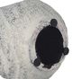 A & B Home Gray Decorative Planter with Line Patterns-3