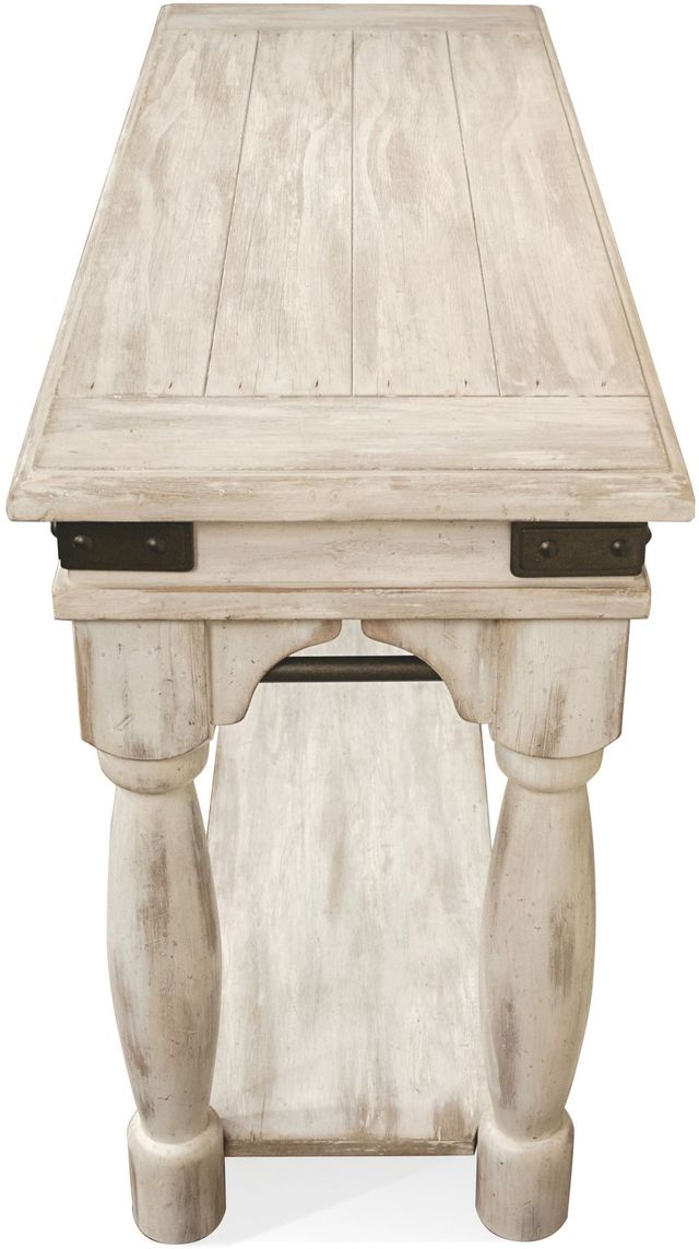 Riverside Furniture Regan Farmhouse White Sofa Table-2