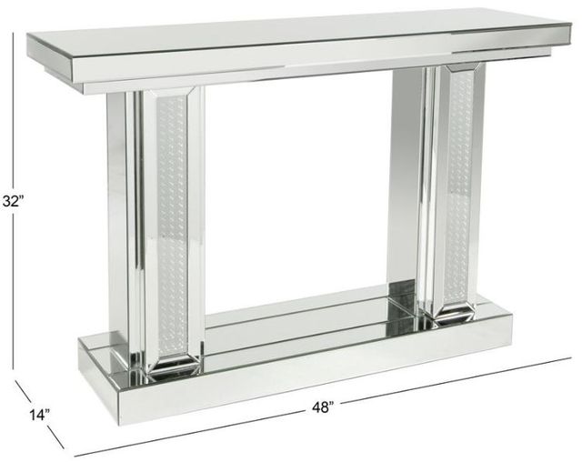 Deco Marche U Select Silver Console Table-3