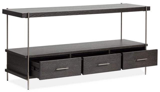 Magnussen Home® Spencer Dark Briarsmoke Gray Rectangular Sofa Table-2
