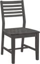 John Thomas Furniture® SoMa Coal Oblique Side Chair-0