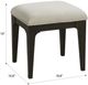 Emerald Home Sutton Place Beige/Cocoa Stool-2