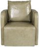 Vanguard® Furniture Customizable Wren Leather Swivel Chair-1
