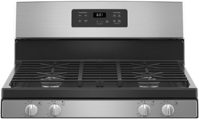 GE® 30" Stainless Steel Freestanding Gas Range-3