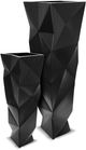 Le Present Lux Textura Black 36" Planter-1