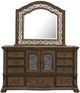 Magnussen Home® Durango Willadeene Brown Dresser and Mirror-1
