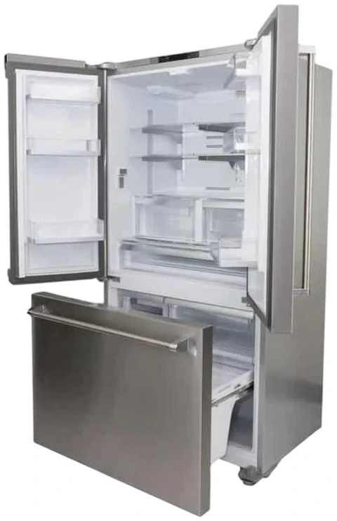 BlueStar® 36 in. 19.9 Cu. Ft. Custom Counter Depth French Door Refrigerator-2