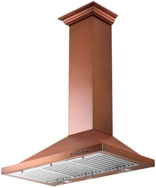 ZLINE Designer Series 30" 7-Layer Baked Copper Finish Wall Mount Range Hood-3