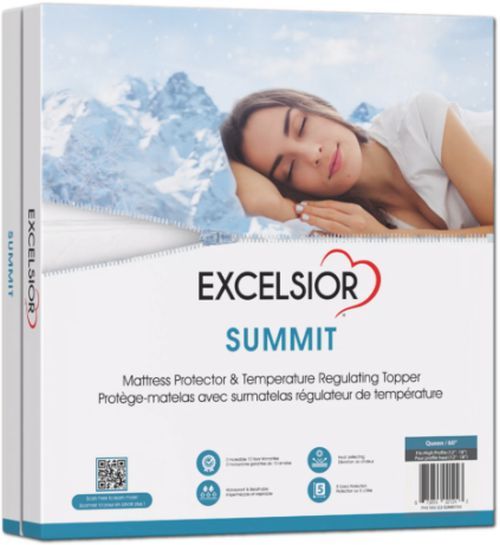 Excelsior® Summit Queen Mattress Protector with Temperature Regulating Topper-0