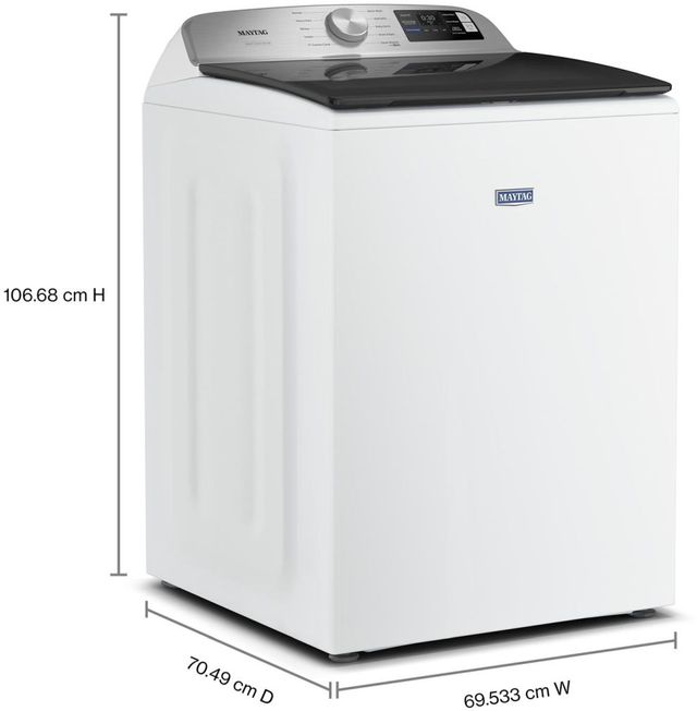 Maytag® White Top Load Washer & Gas Dryer Laundry Pair-3