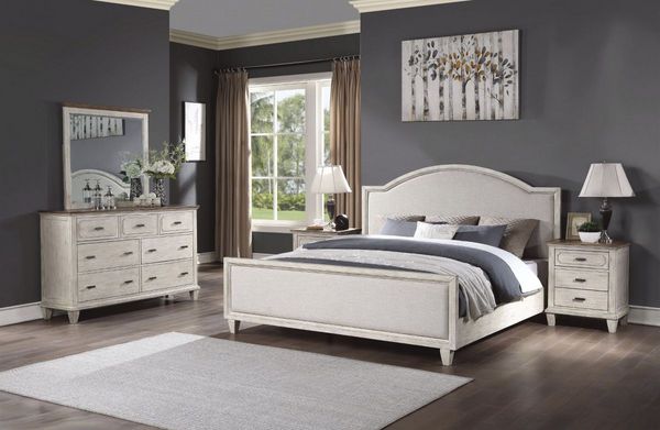 Flexsteel Newport Two-Tone King Bed