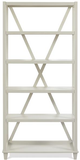 Riverside Furniture Osborne Winter White Bookcase-1