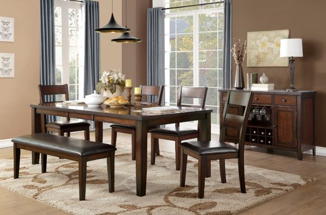 Homelegance® Mantello Brown Side Chair-1