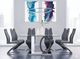 Global Furniture USA D1628DT 7-Piece Gray/Silver Dining Set-1