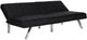 dhp furniture® Emily Black Convertible Futon-1
