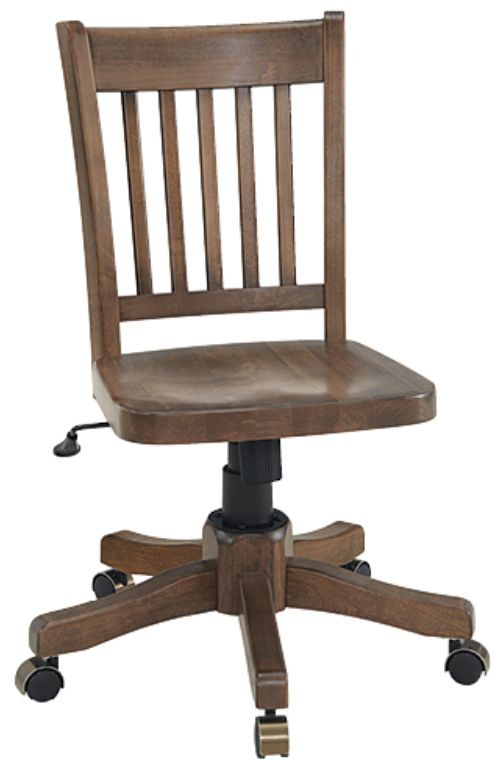 Whittier Wood® Furniture McKenzie Hawthorne Java Office Chair-0
